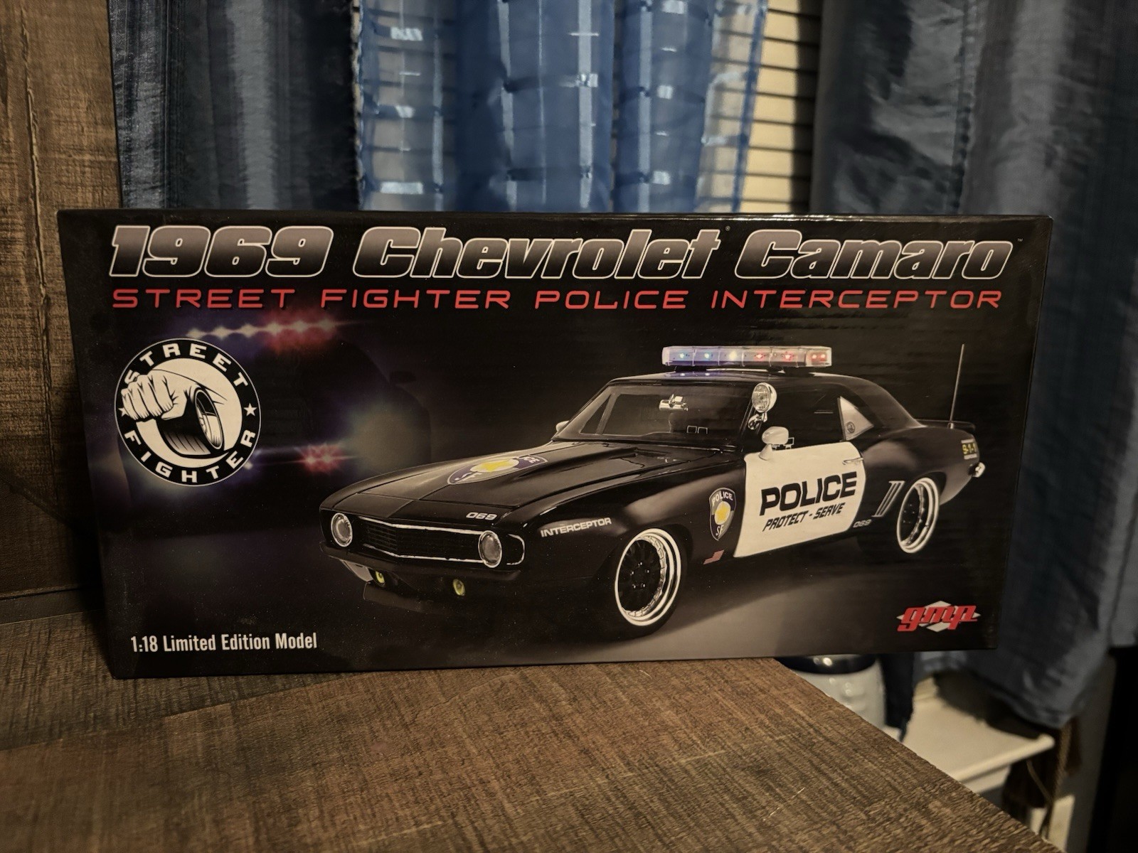 GMP Scale 1/18 1969 Chevrolet Camaro Street Fighter Police Interceptor #241 READ