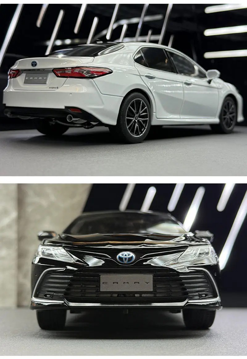 1:18 Toyota Camry 2023 Alloy Diecast Car Model Miniature Scale Model Car Gift