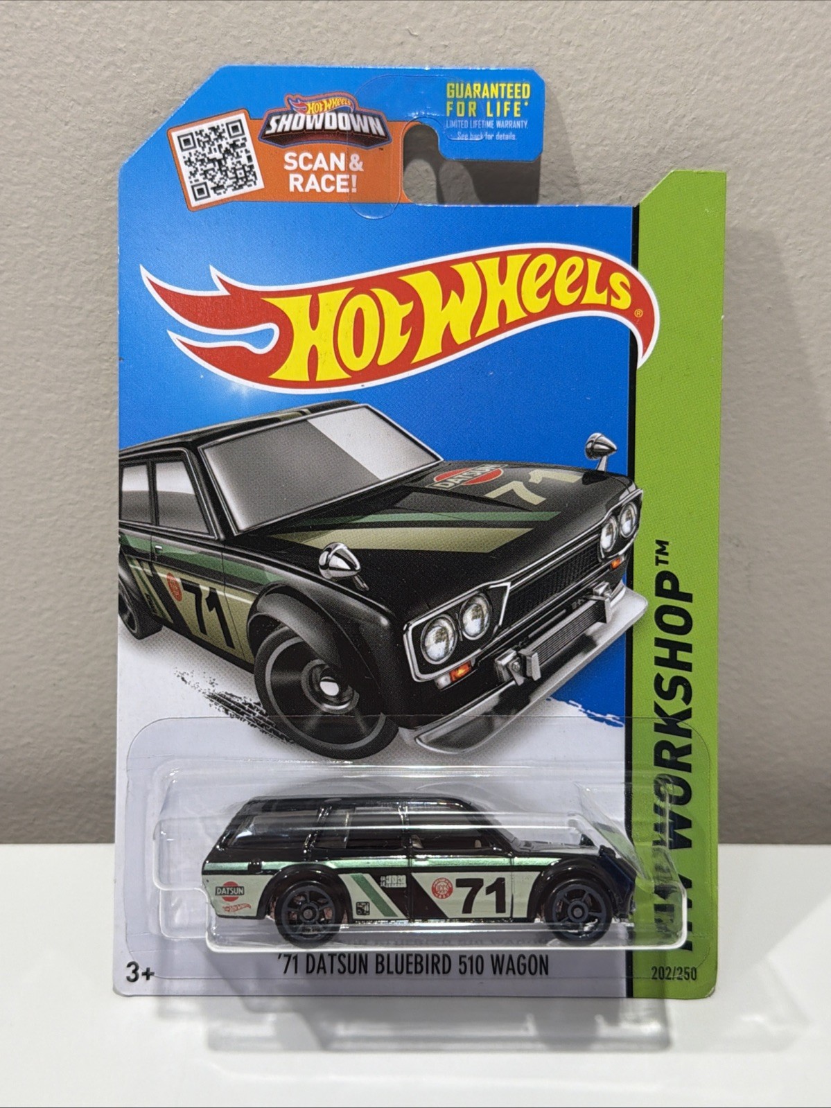 Hot Wheels ’71 DATSUN BLUEBIRD 510 WAGON Black Kmart exclusive HC53