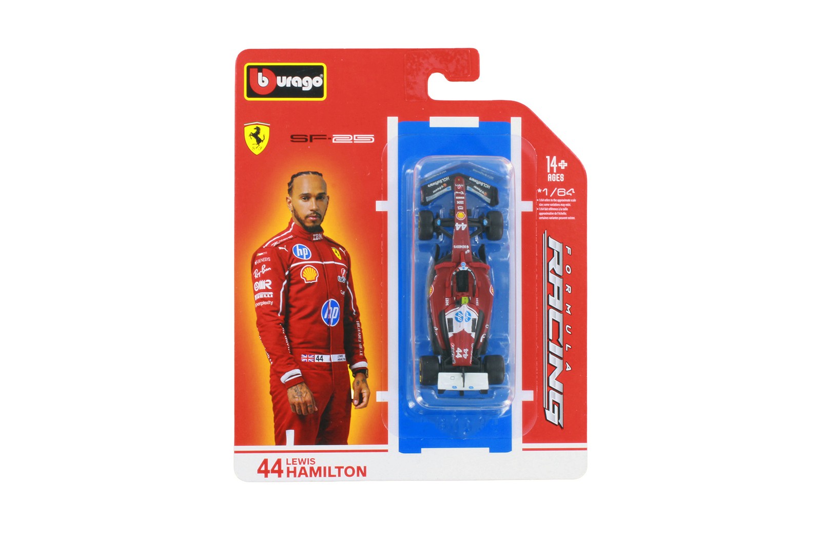 Box of 12 2025 Formula One F1 ASSTD Racing Cars – 18-60164 – 1/64 Scale Cars