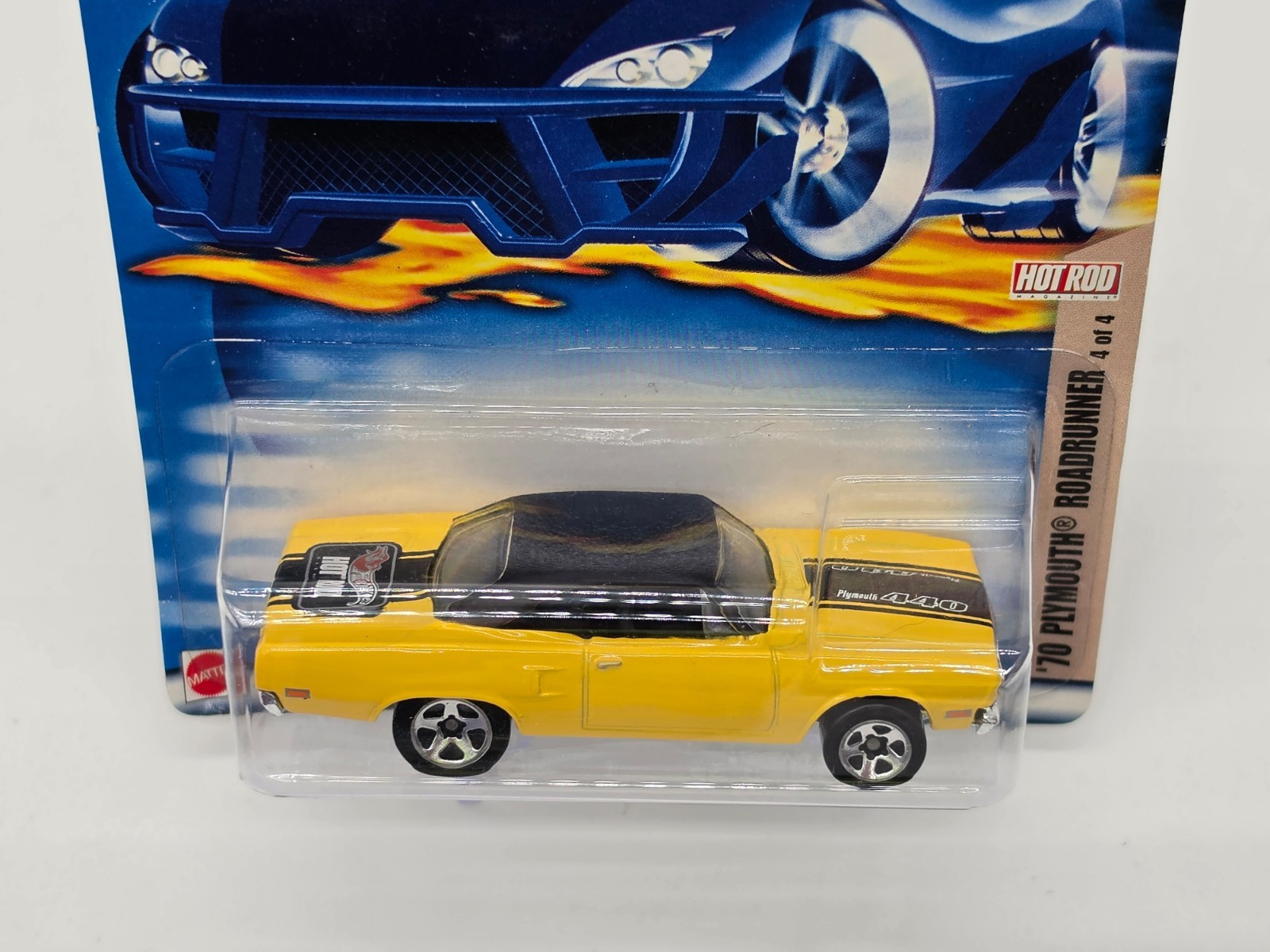 Hot Wheels – Hot Rod Magazine Series – ’70 Plymouth Roadrunner – Yellow