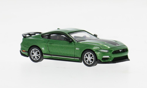 PCX87 / BREKINA 2020 FORD MUSTANG VI MACH I GREEN HO 1/87 PLASTIC