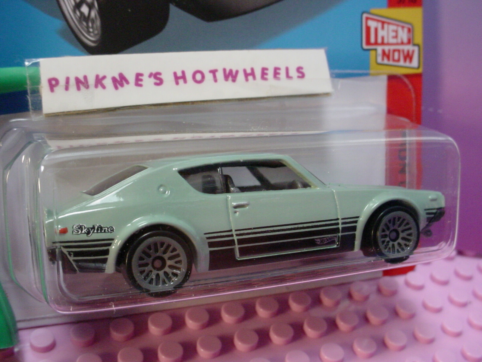 NISSAN SKYLINE 2000 GT-R #180 Gamestop Exclusive green☆THEN NOW☆2022 Hot Wheels