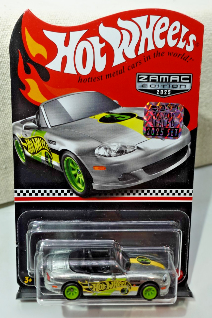 Hot Wheels 2025 Zamac Edition 2004 Mazda Speed Miata 1/64