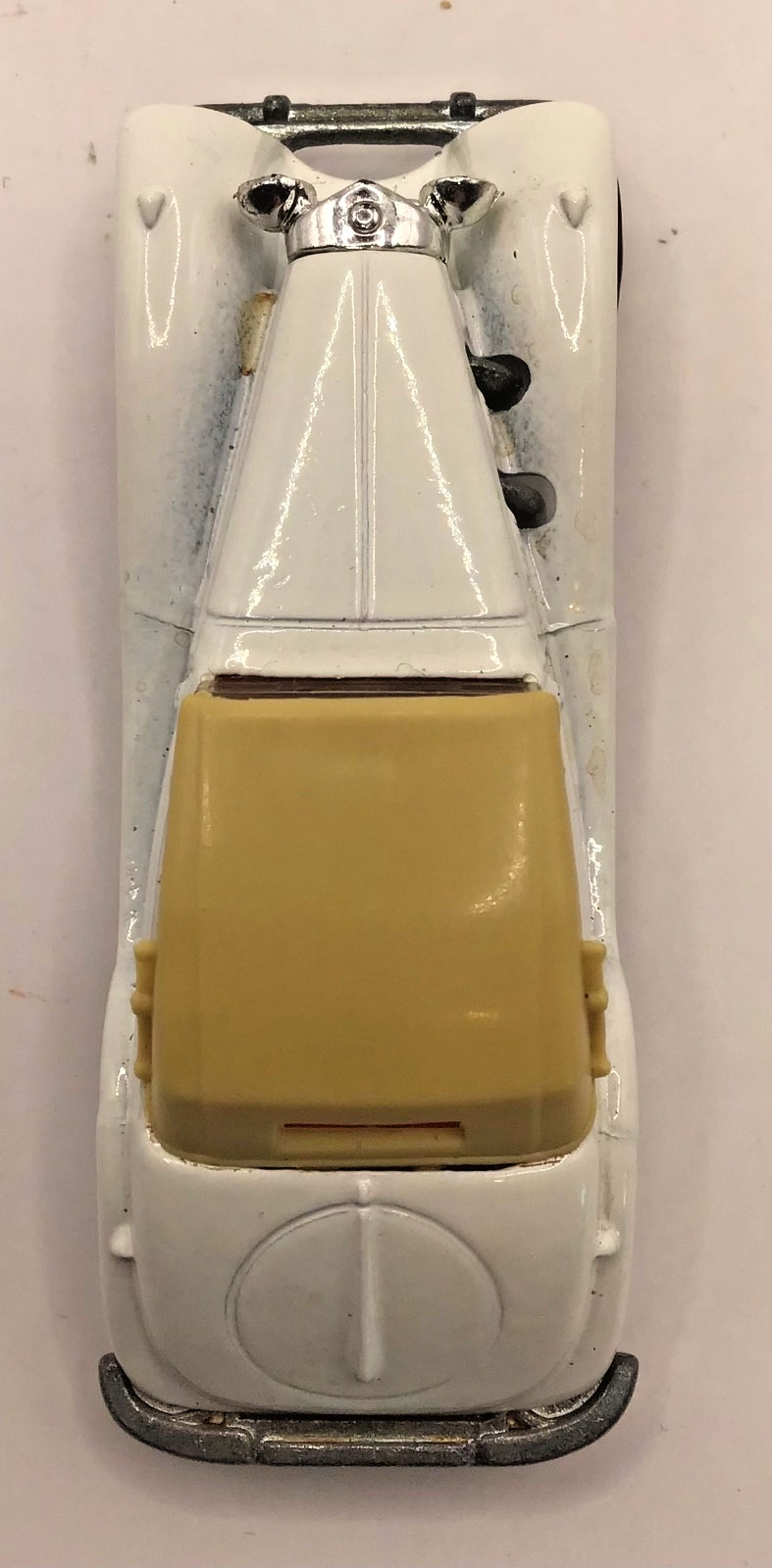 1982 Mattel Hot Wheels White Mercedes 540K die-cast vehicle toy