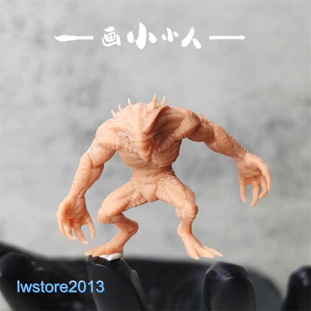 1/64 Monster Zombie Miniatures Scene Props Figures Model For Cars Vehicles Toys