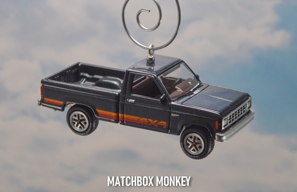 1985 Ford Ranger XL Pickup Truck Custom Christmas Tree Ornament 4X4 RARE Adorno