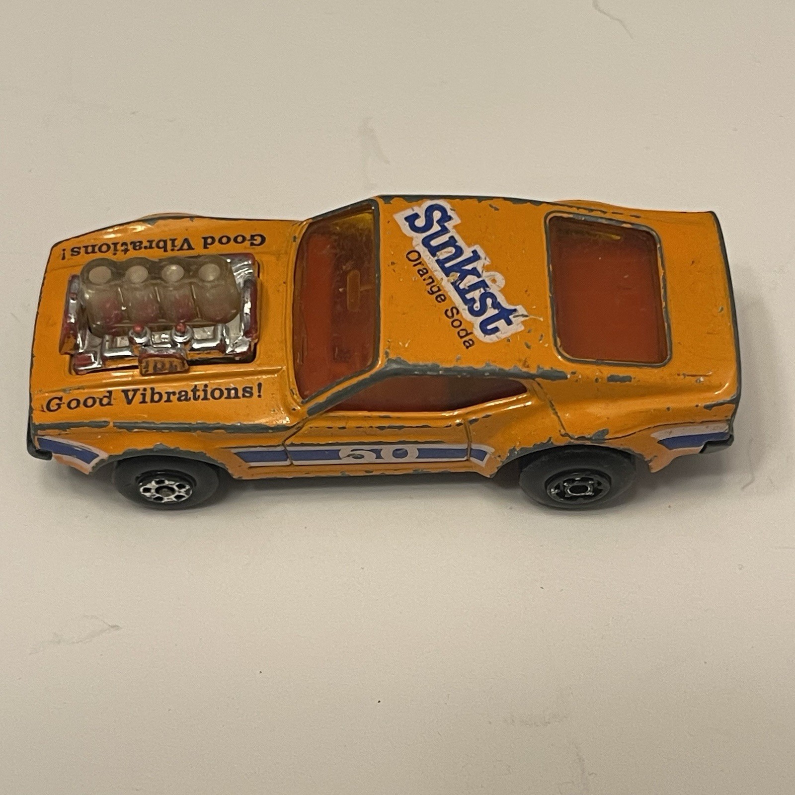 VTG Hot Wheels Matchbox Z Whiz Redline Van Sunkist Piston Popper