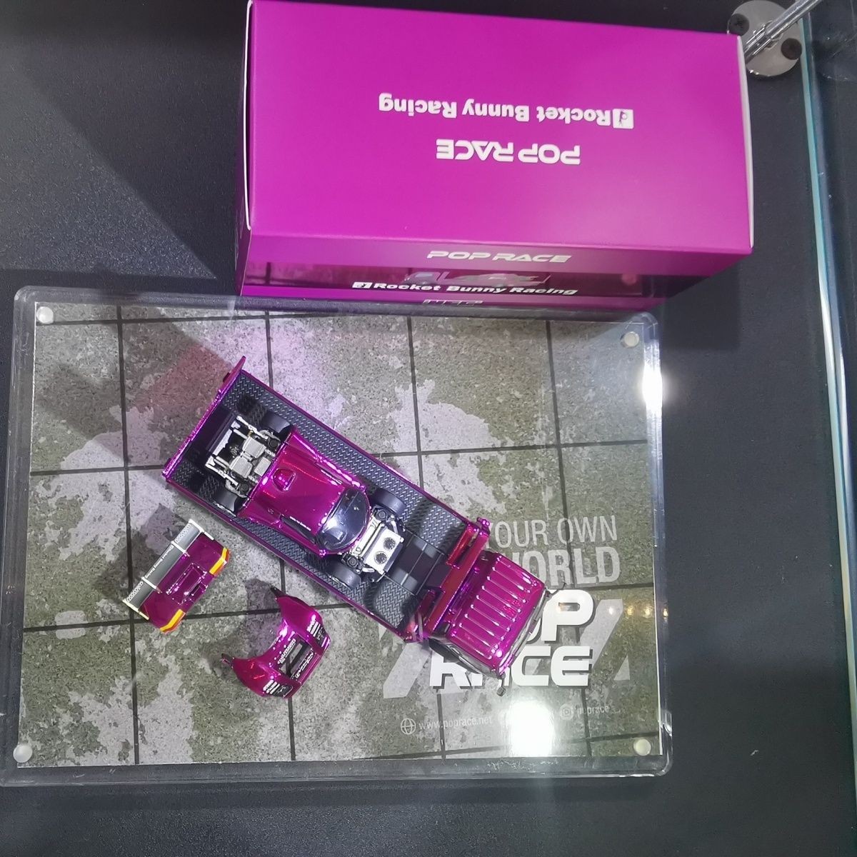 XCartoys Pop Race 1/64 Pandem Lotus Elise Set Beijing Exclusive Purple Chrome