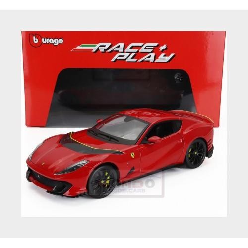 1:18 BURAGO Ferrari 812 Competizione 2021 Rosso Corsa Red BU16019 MMC