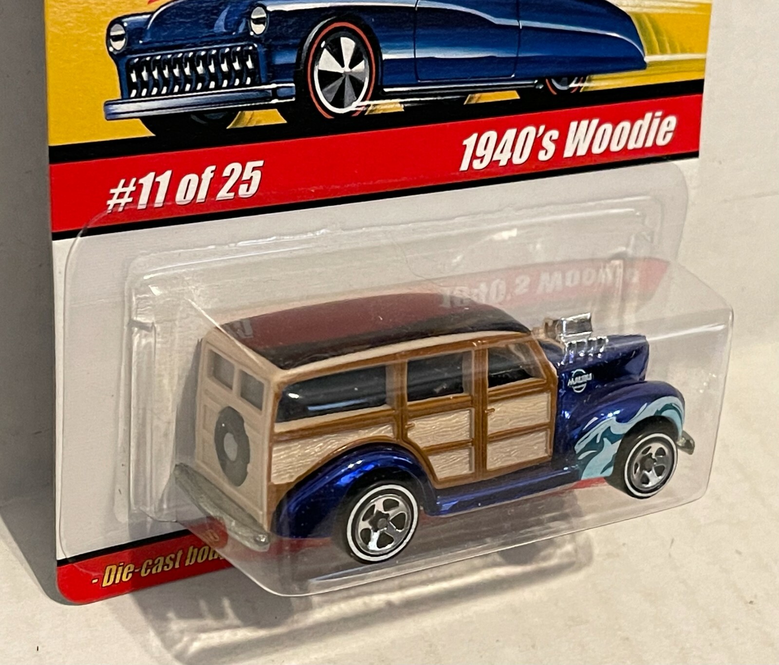 HW 1940’s WOODIE SPECTRAFLAME BLUE 2004 SERIES 1 CLASSICS #11