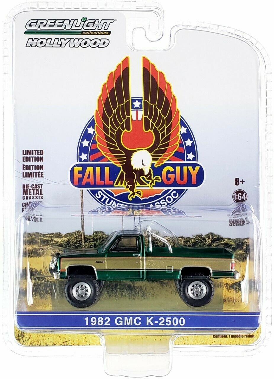 Chase! 1982 GMC K-2500 Pickup “Fall Guy” Hollywood Series 1:64 Greenlight 44860F