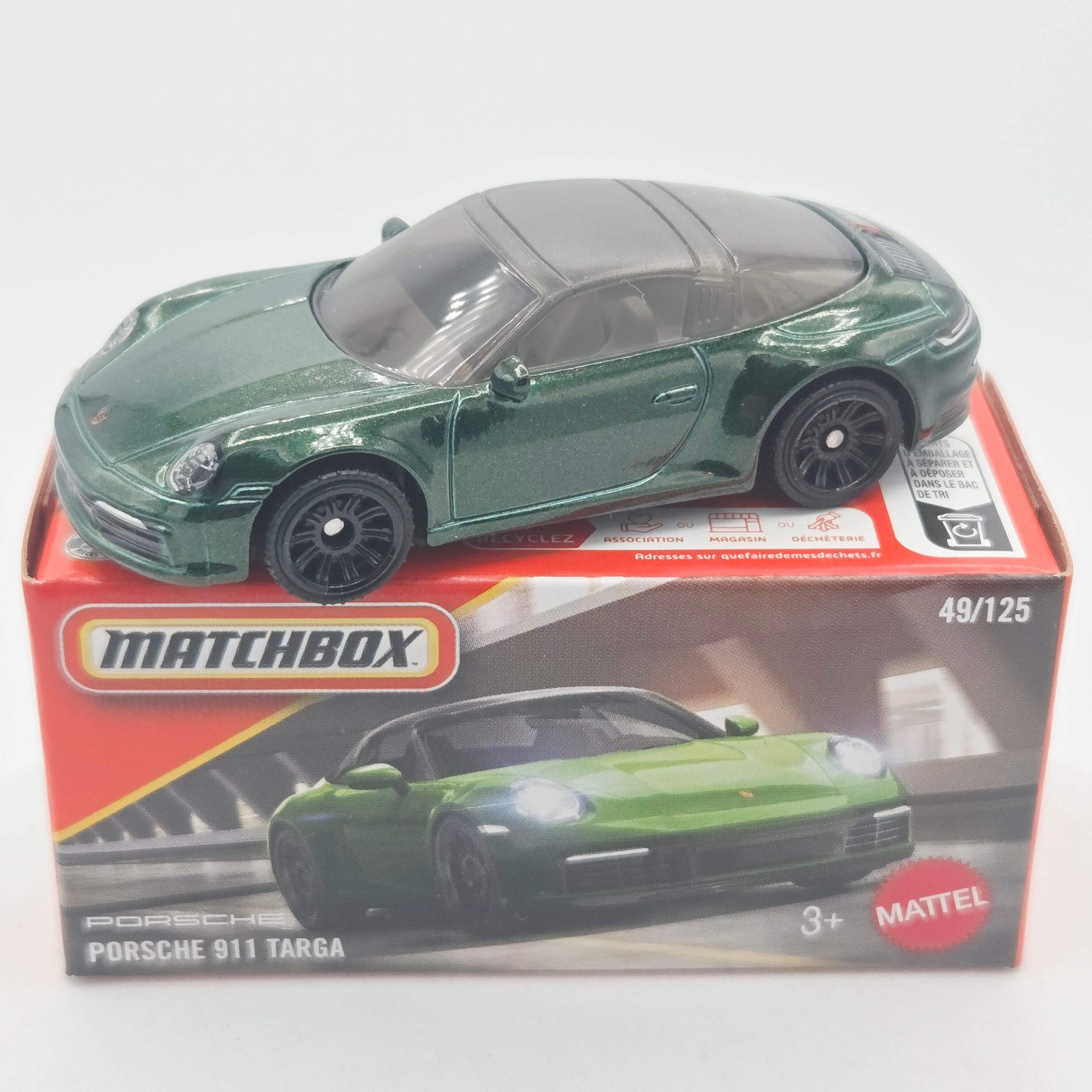Matchbox Porsche 911 Targa (2026 Mix 4 D Basic – Power Grabs)