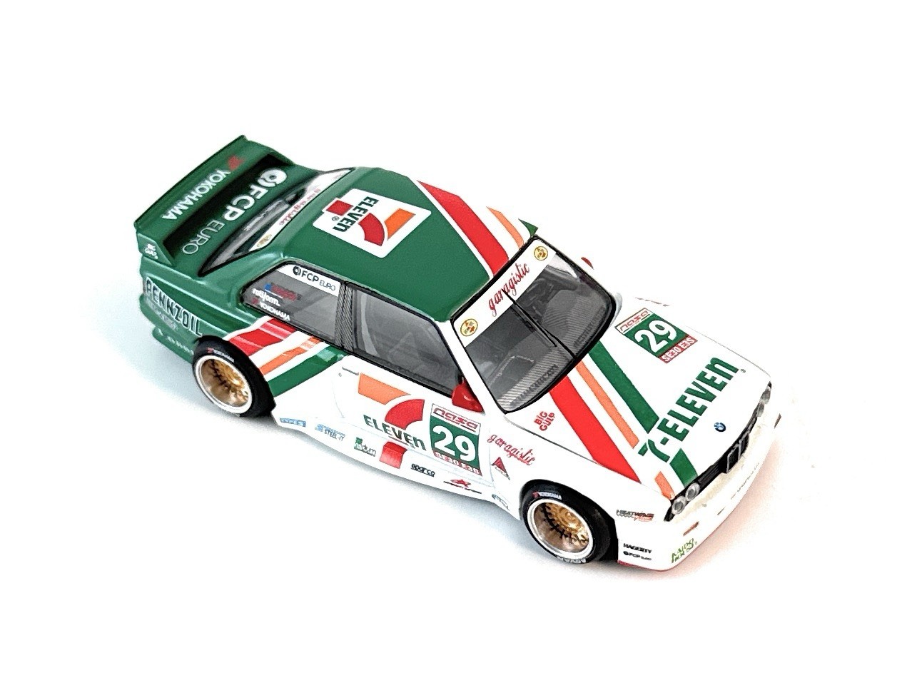Kaido House x Mini GT 1:64 BMW M3 Kaido Works Larry Chen V1 7-Eleven KHMG217-2C