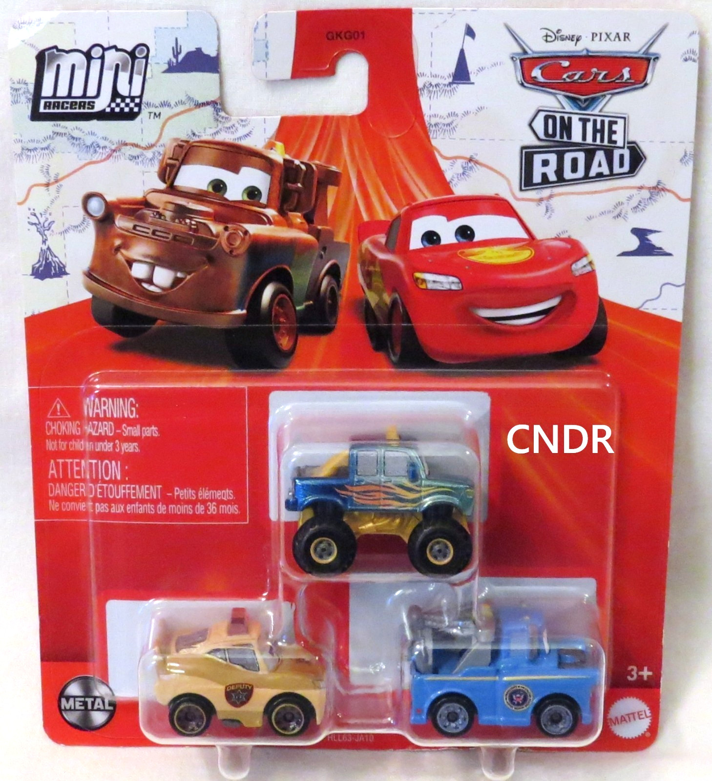 Disney Pixar Cars On the Road MINI RACERS 3 Pack Ivy President Mater Hazard LMQ!