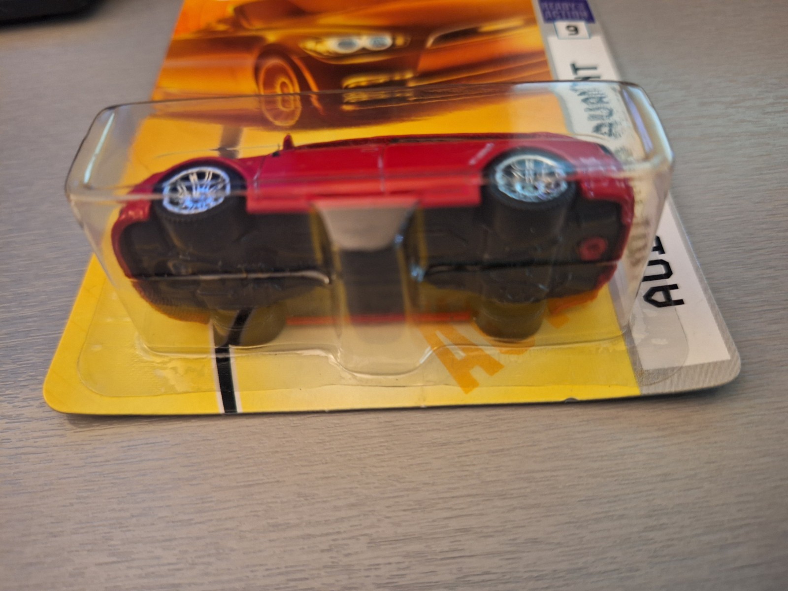 Matchbox Audi RS6 Avant – red, 2008, International Long Card, multi-spoke wheels
