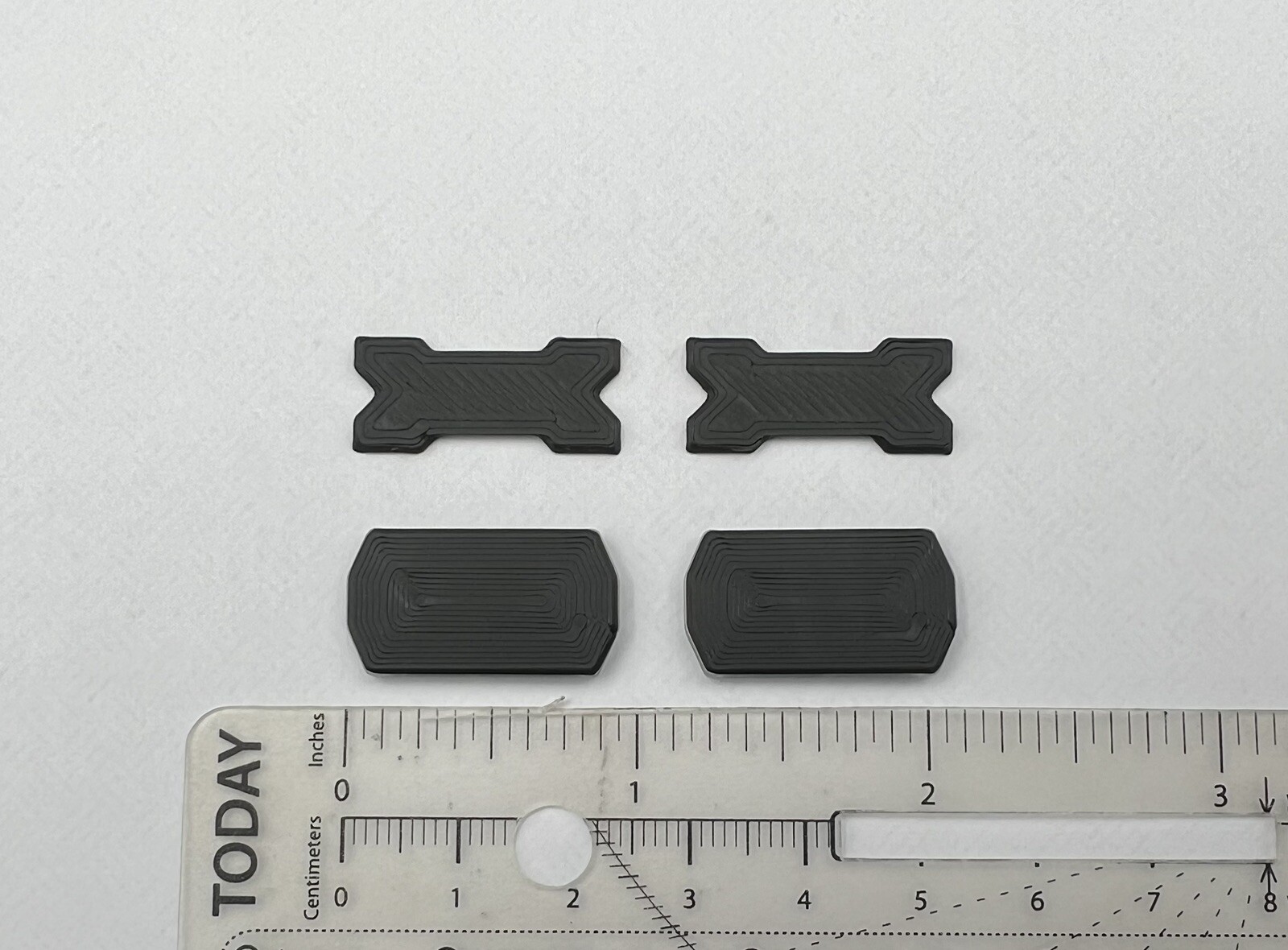 2 Pack 1/24 25 Mini Code 3 Lightbar Black Top Cover Police Sheriff Fire