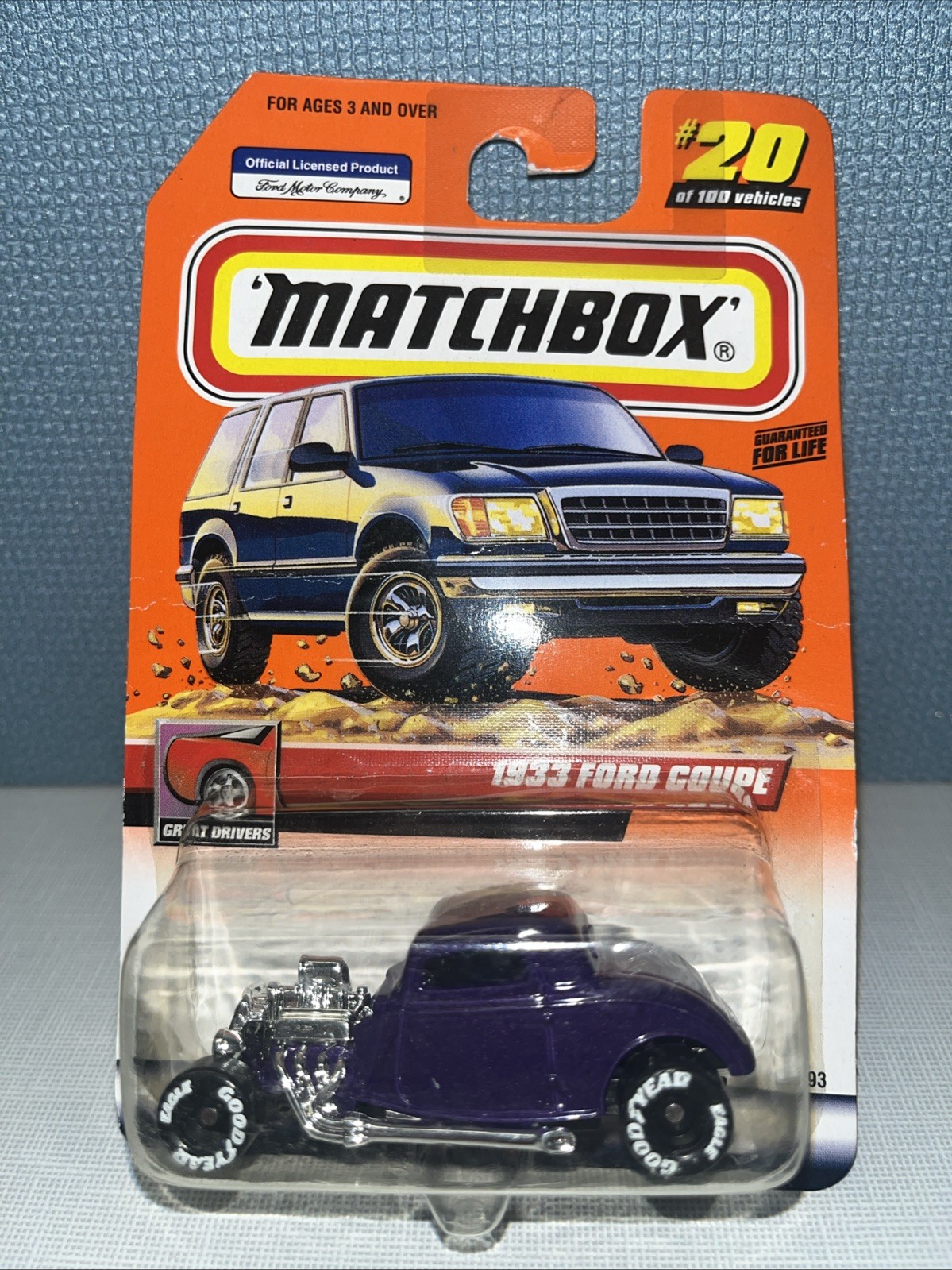 Matchbox 1933 Ford Coupe #20/100 1999 China