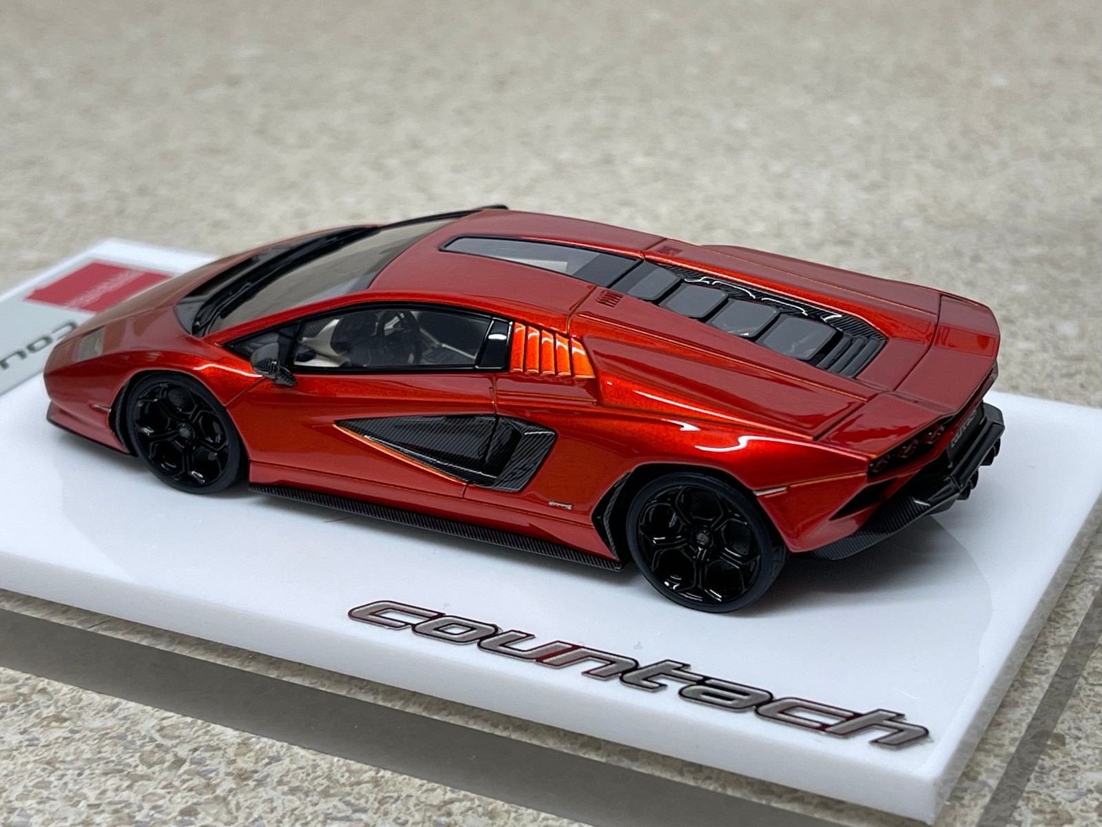 1/43 MakeUp Eidolon Lamborghini Countach LPI 800 – EM740H – Arancio Bruciato