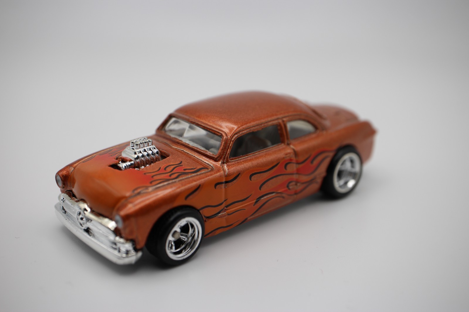 Hot Wheels 2003 Shoe Box Custom Classics Copper Burnt Orange Real Riders