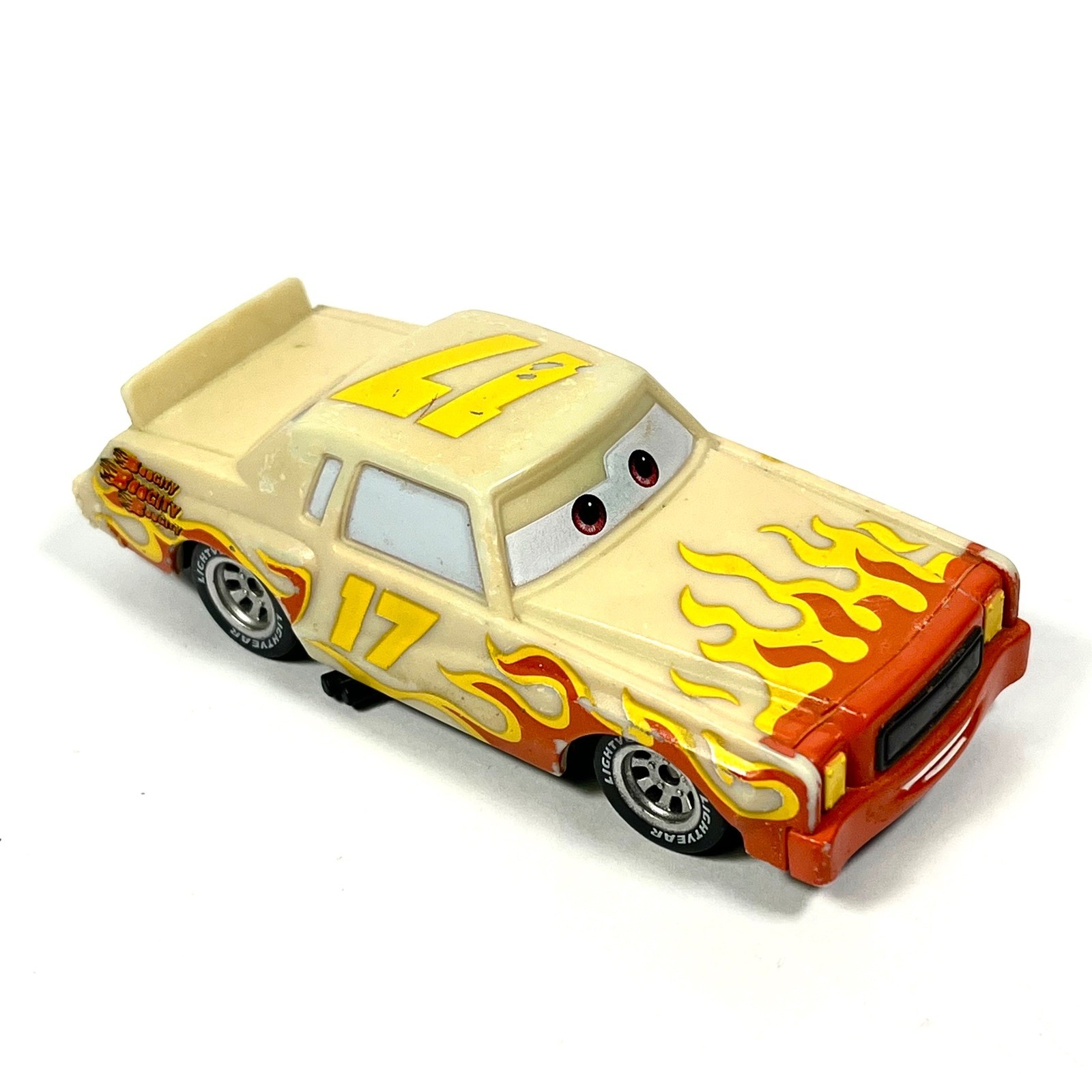 Disney Pixar Cars Darrell Cartrip 17 Chevy Monte Carlo 1:55 Diecast Mattel Loose