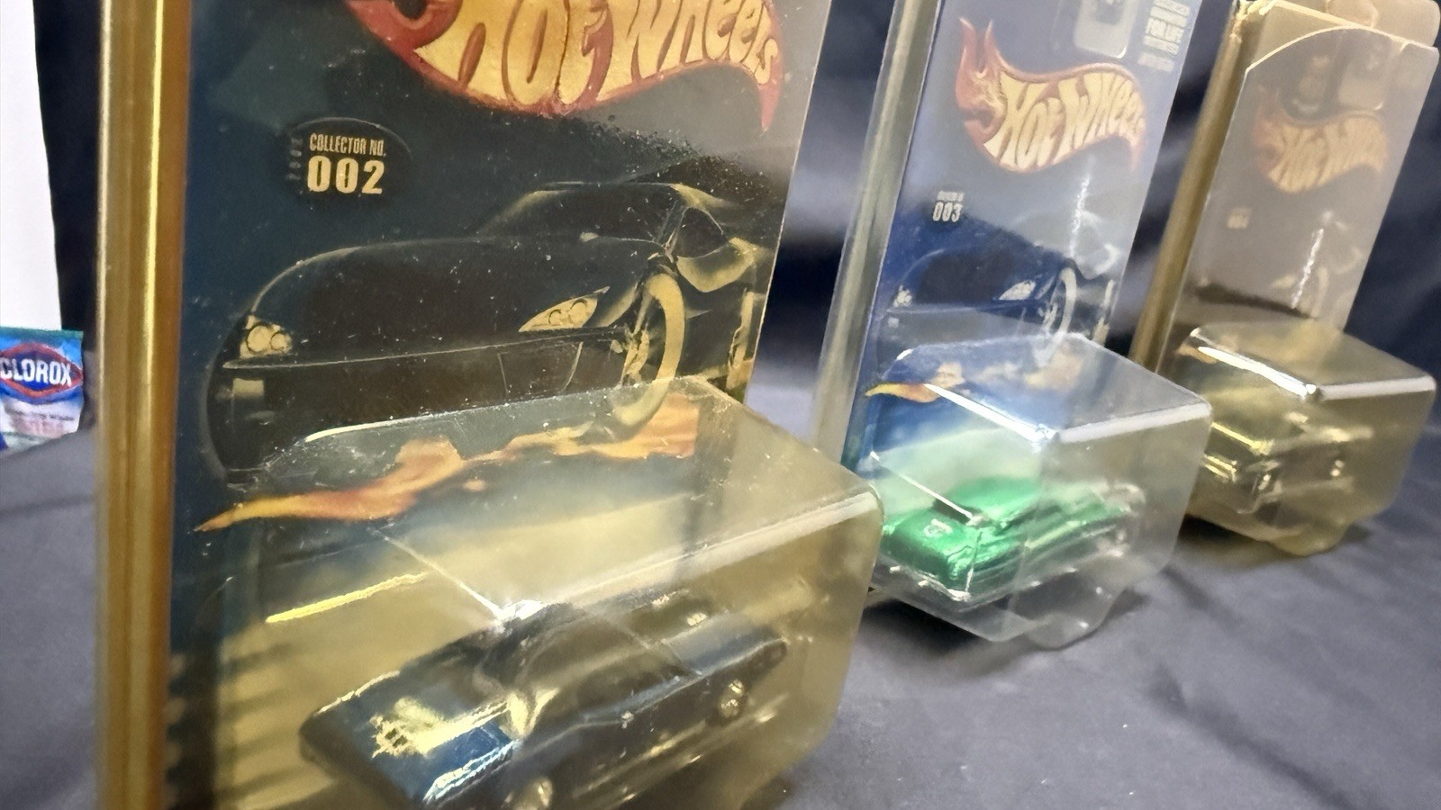 VTG Hot Wheels Treasure Hunts Lot 2001 3 CARS IN PROTECTO PAKS