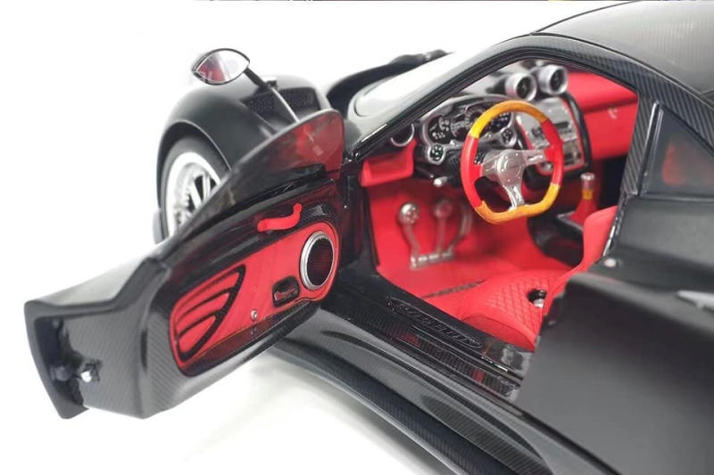 Very Rare Almost Real 1/18 Pagani Zonda F 2005 Matt Black Limited Edition 500