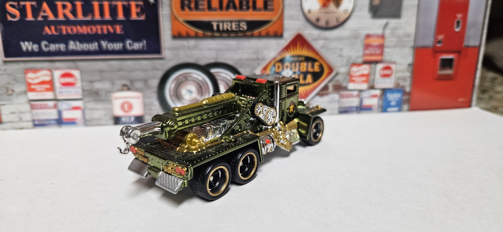 Hotwheels Larry Wood steampunk tow truck