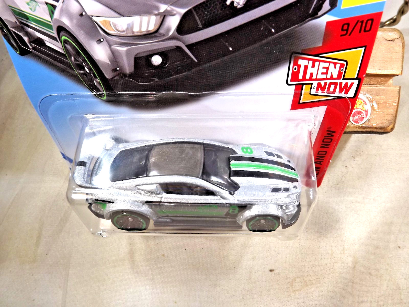 2018 Hot Wheels Kroger Exclusive Then and Now 9/10 CUSTOM ’15 FORD MUSTANG Gray