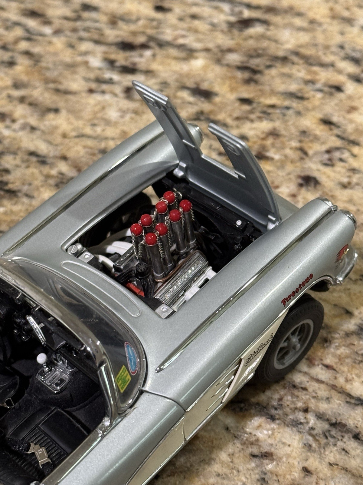 Danbury Mint 1961 Chevrolet Corvette “Gasser” 1:24 Scale – NOT COMPLETE