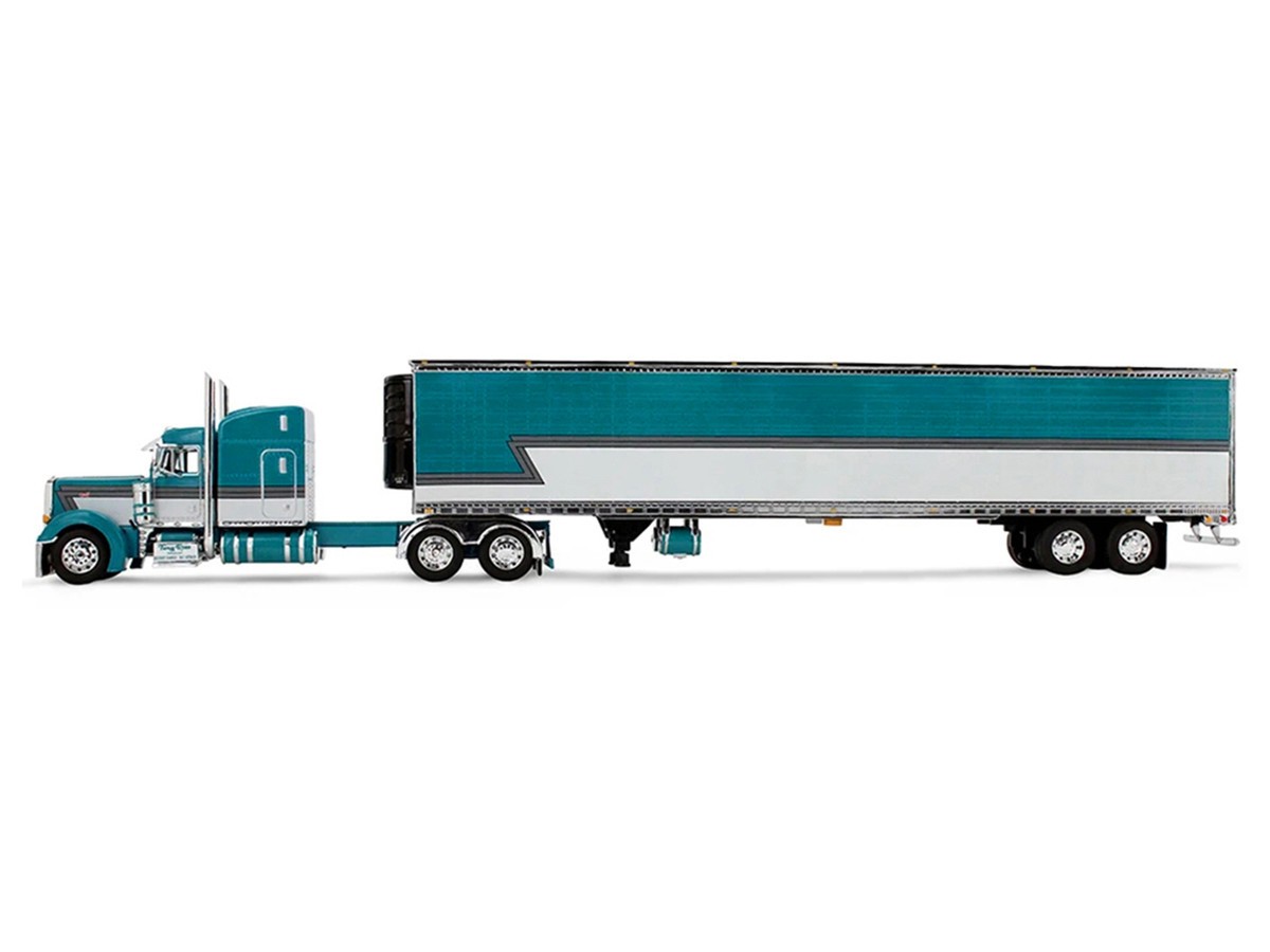 First Gear 1/64 Diecast Trucks Peterbilt 379 with 63″ and 53′ Utility Trailer