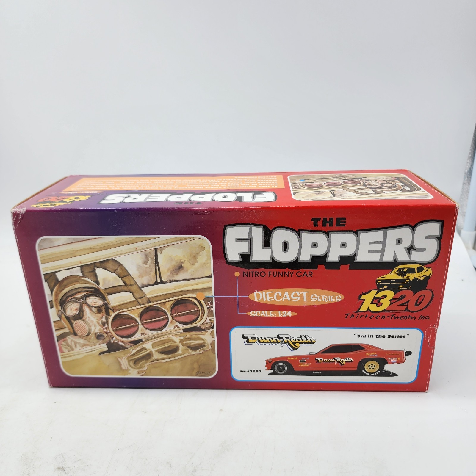 4S Dunn & Reath Nitro Funny Car NHRA The Floppers 1320 1/24 Diecast Autographed