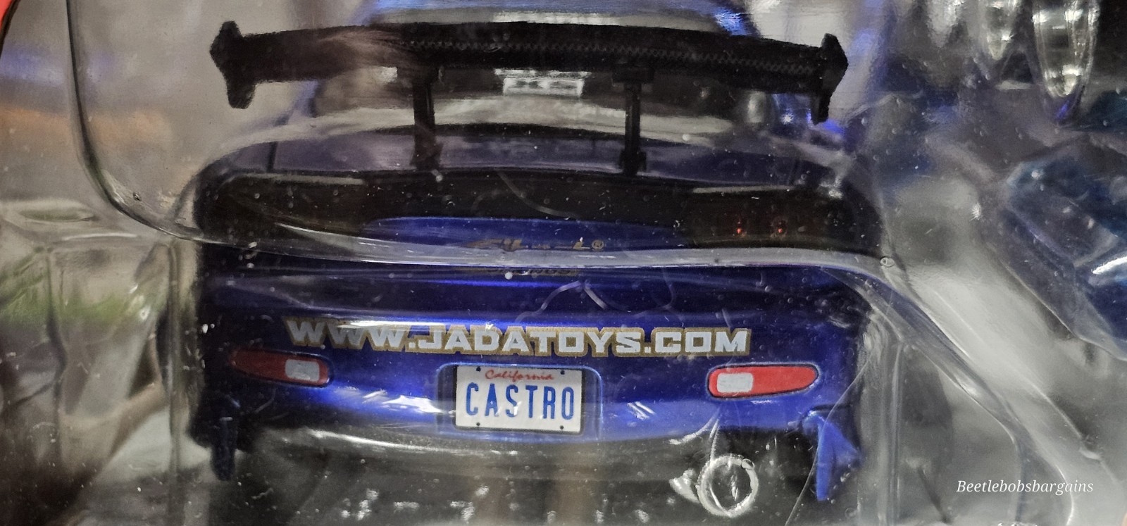 Vntg 2003 Jada Import Racer Mazda RX-7 Apex 1:24 Diecast Blue Rare Car NISB
