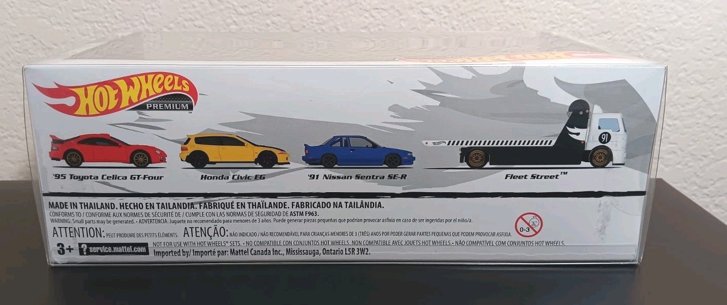 2022 Hot Wheels Premium Set JDM Tuner Diorama Fleet Street Nissan Honda Toyota