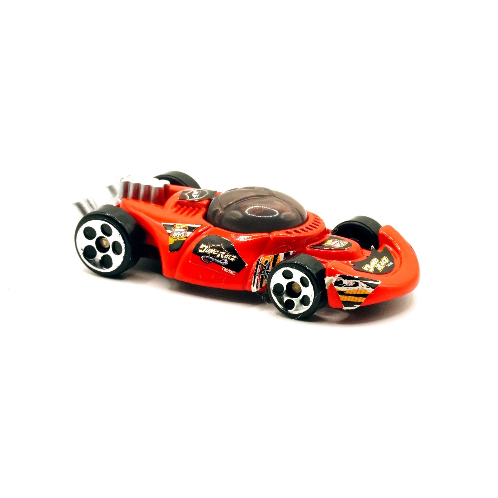 Hot Wheels McDonald’s Hot Rod Dragster Red Chrome Engine 2003 1:64 Diecast Used
