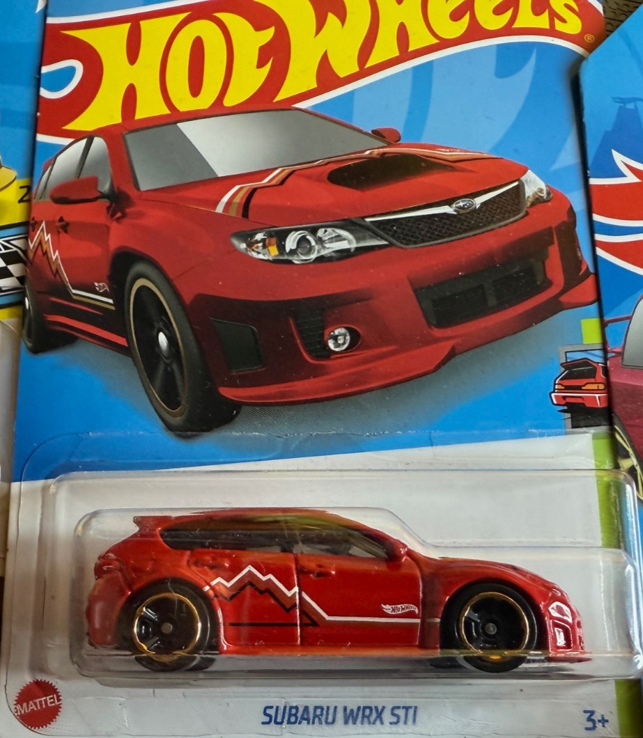 HOT WHEELS 98 SUBARU IMPREZA 22B STI-VERSION & WRX STI YELLOW & RED CAR SET NEW