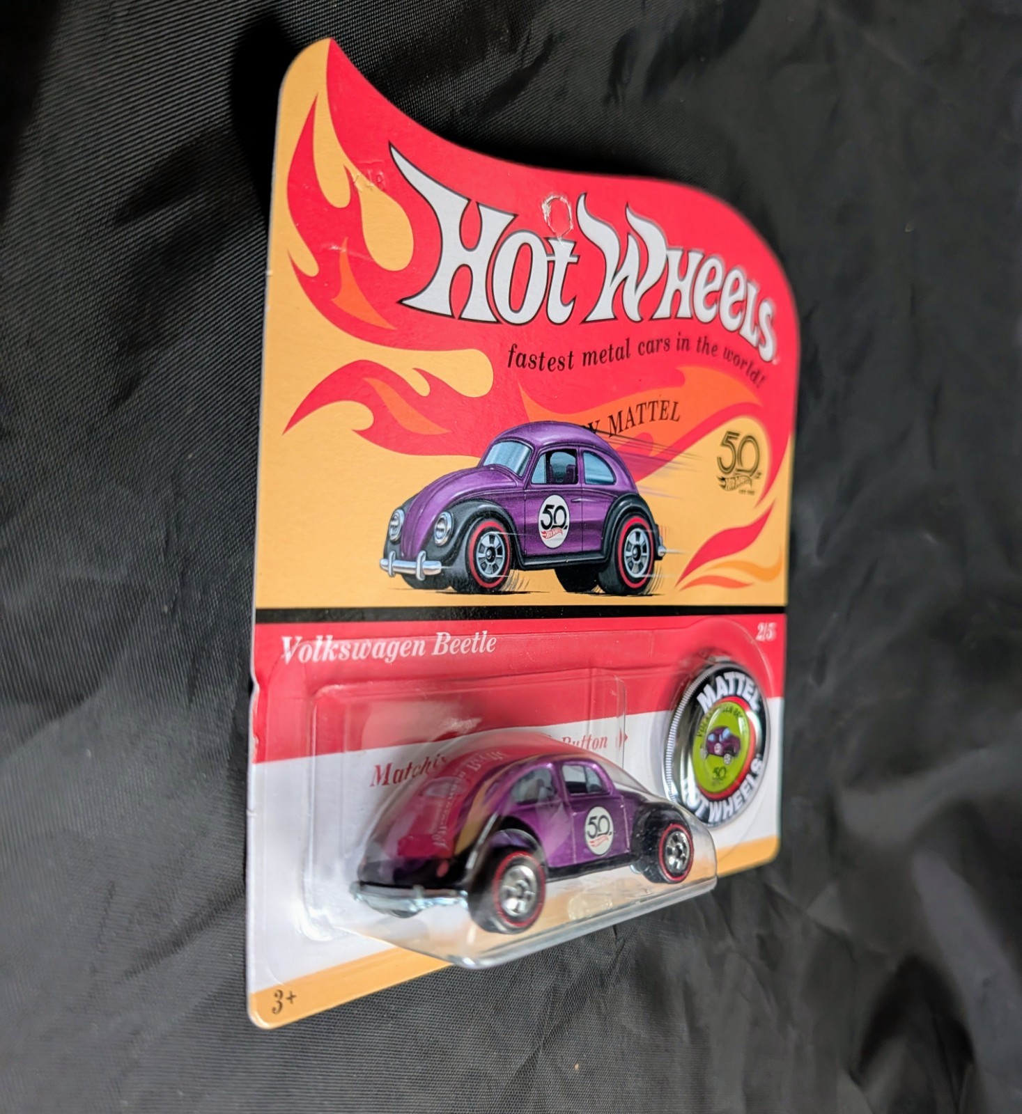 Hot Wheels Volkswagen Beetle Purple HW VW 50th Anniversary of Original 16