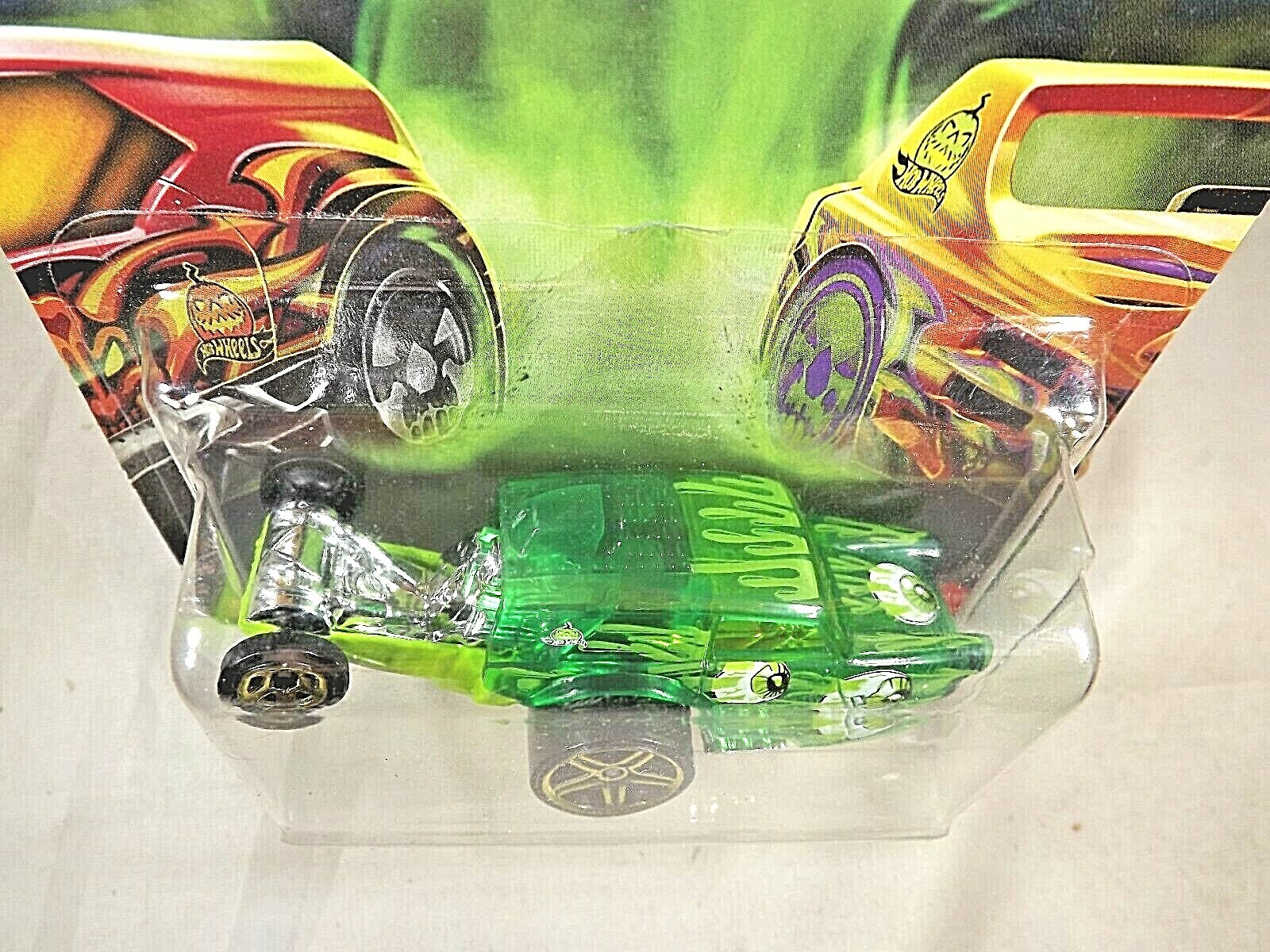 2020 Hot Wheels Kroger Halloween Series 5/6 HW POPPA WHEELIE Green w/GoldPr5-5Sp