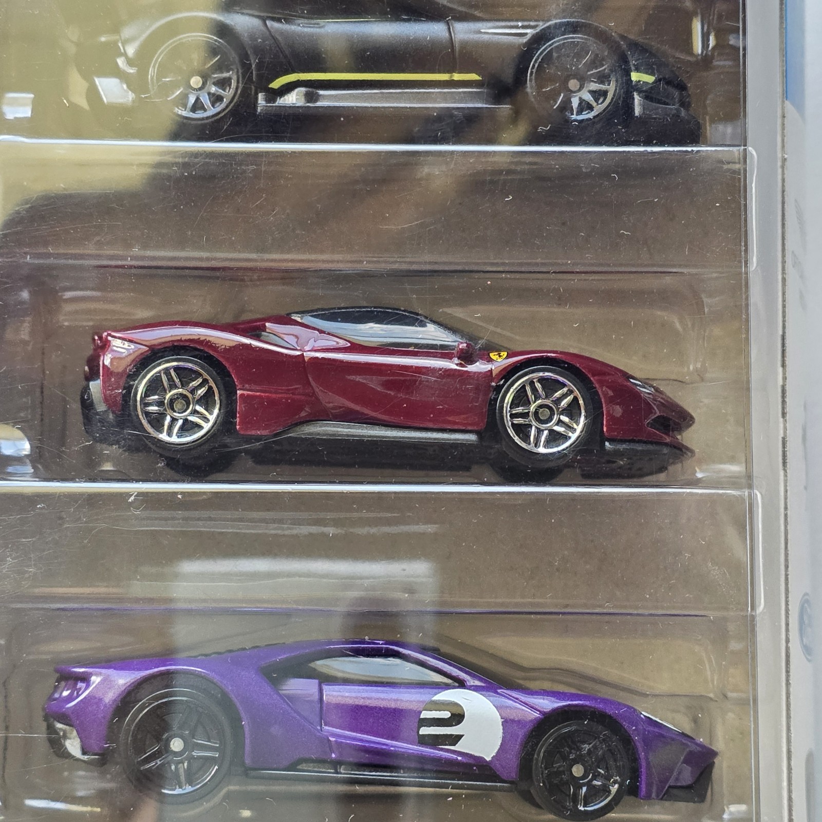 Hot Wheels HW Motor Show 5 Pack JCP95 Ferrari SF90 Ford GT Huracan Evija