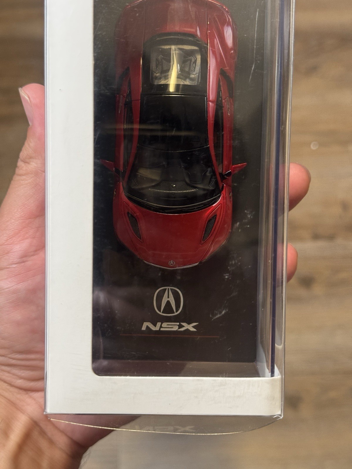 Acura NSX 2015 1:43 Red/Black Diecast Car *NIB* TSM Model w/ Case & Stand