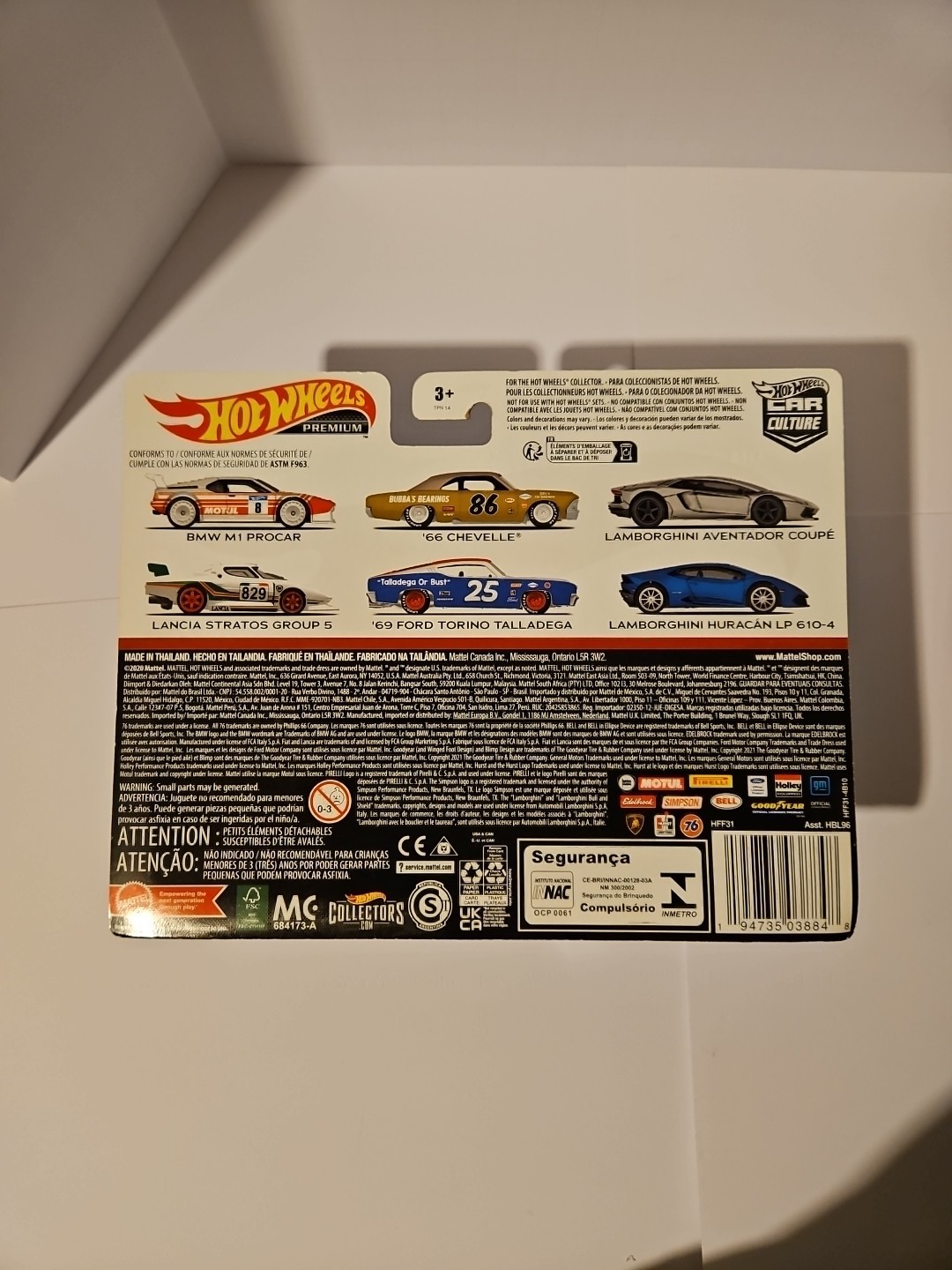 1969 Ford Torino #25 & 1966 Chevrolet Chevelle #86 Set Of 2 Pcs Hot Wheels