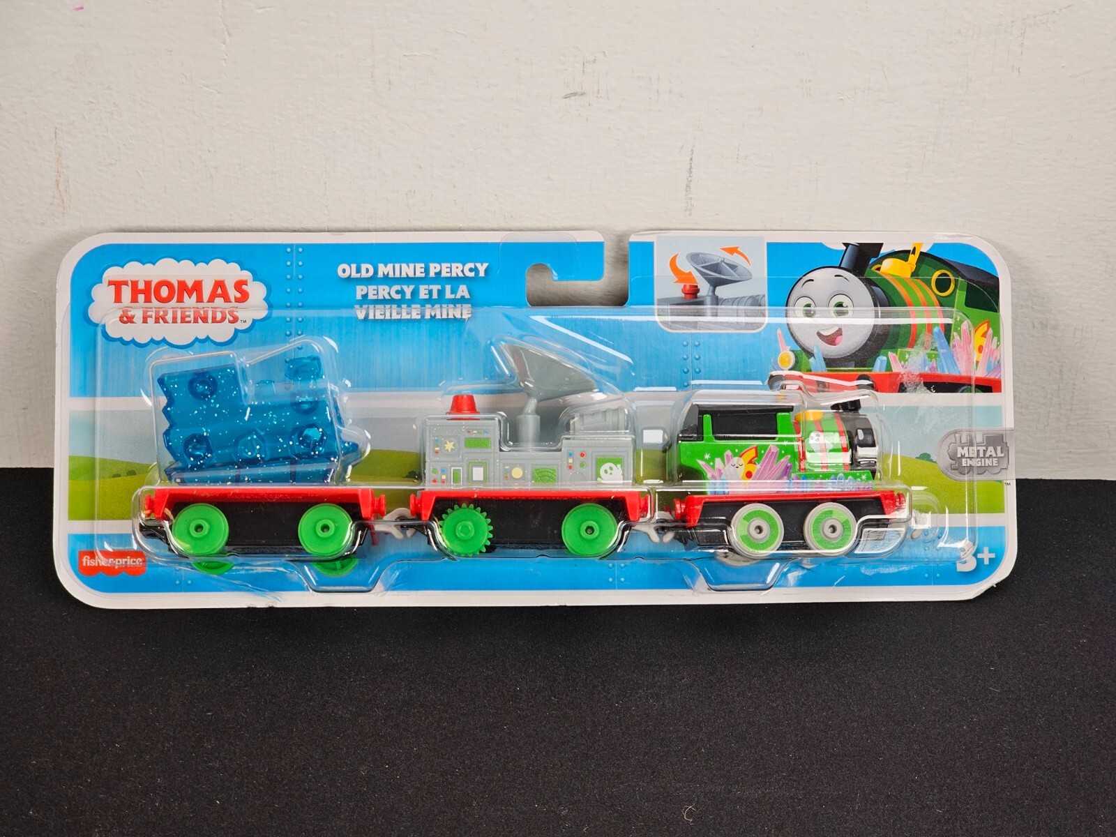 Thomas & Friends Fisher-Price Old Mine Percy die-cast Push-Along Toy Train