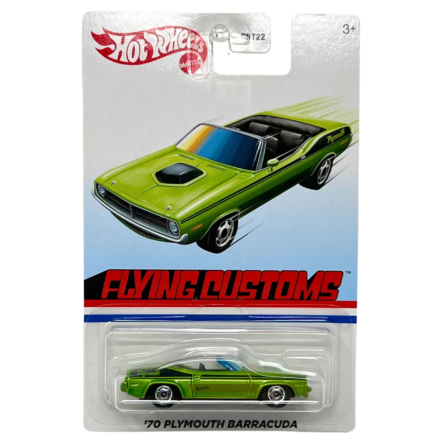 Hot Wheels Flying Customs 1970 Plymouth Barracuda 1:64 Diecast