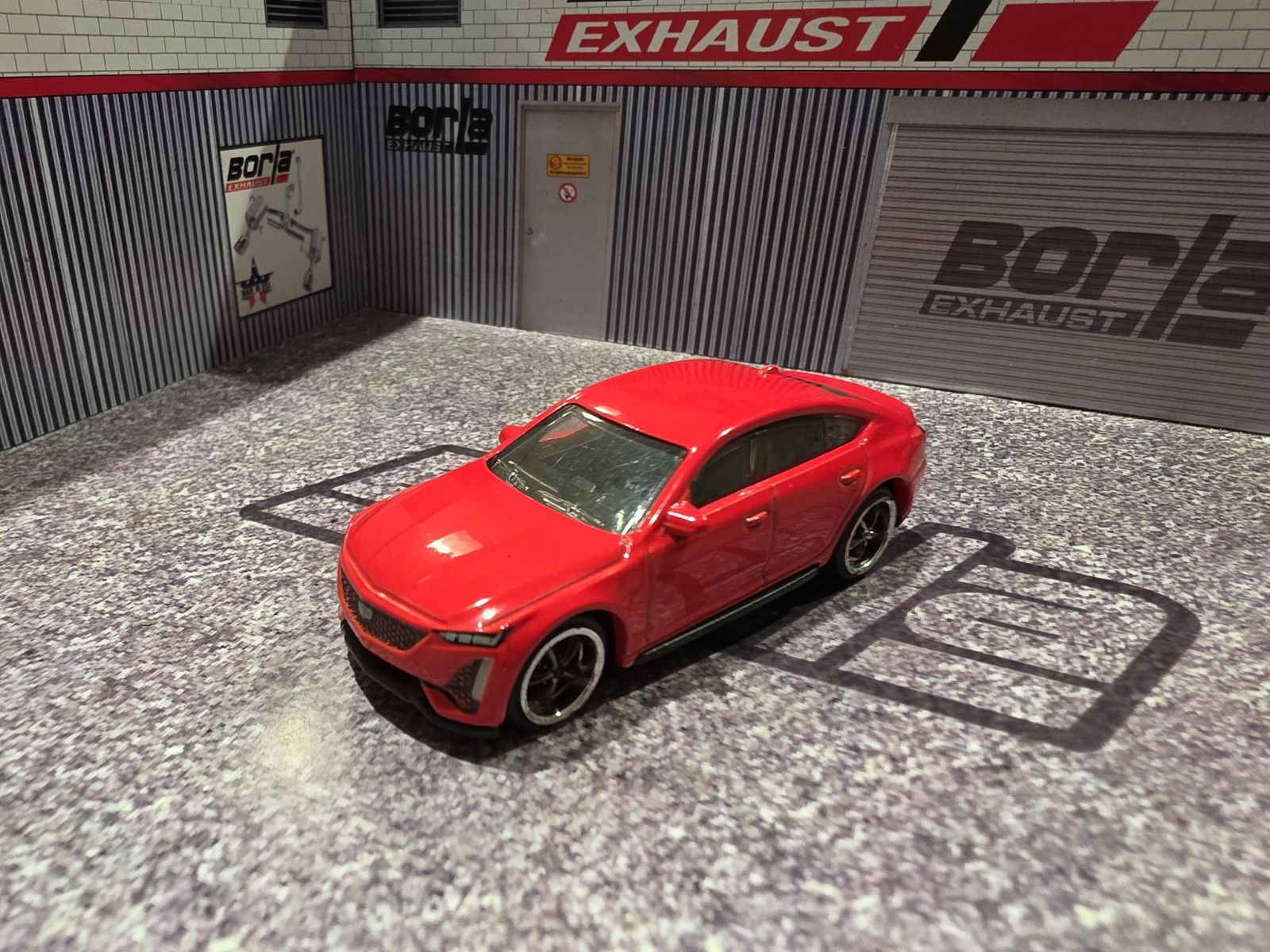 LOOSE 2022 MATCHBOX RED 2021 CADILLAC CT5-V BLACKWING WHEEL SWAP REAL RIDERS