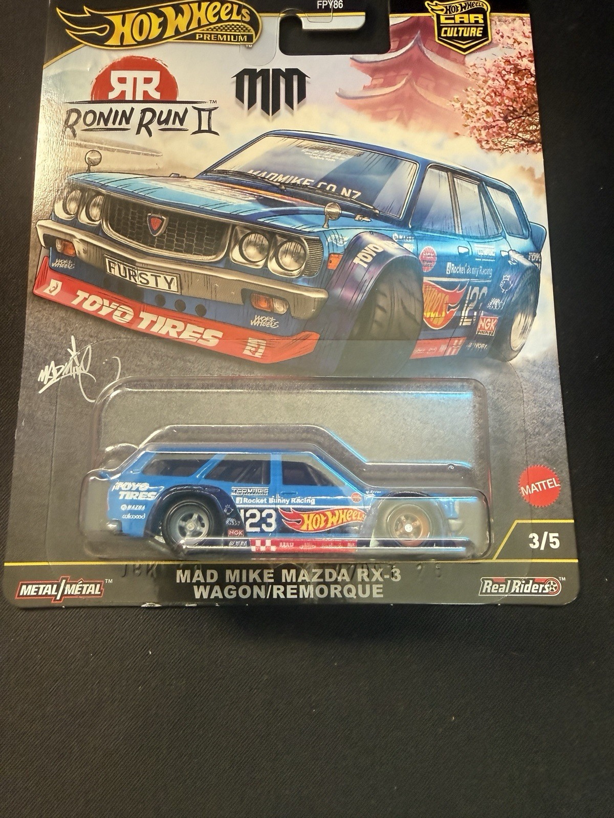 HOT WHEELS 2025 RONIN RUN II CAR CULTURE (SET OF 5) HONDA CIVIC, NISSAN, TOYOTA