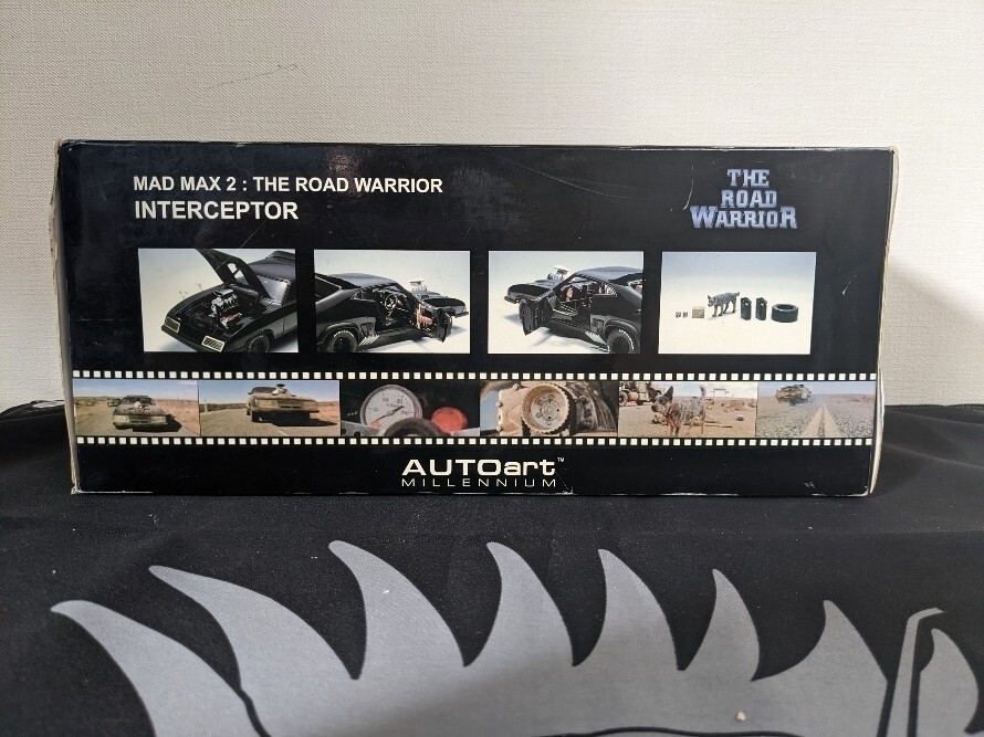 Mad Max 2 Diecast Car 1/18 The Road Warrior Interceptor AUTOart Millennium USED