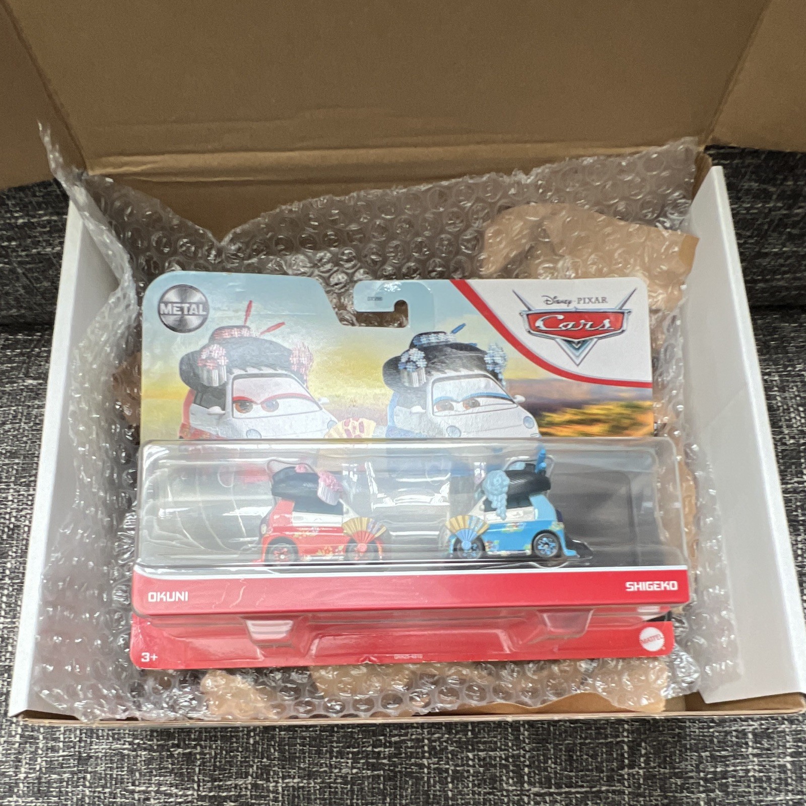 Mattel Disney Pixar Cars Okuni & Shigeko 2-Pack Metal Series – Unopened Box New