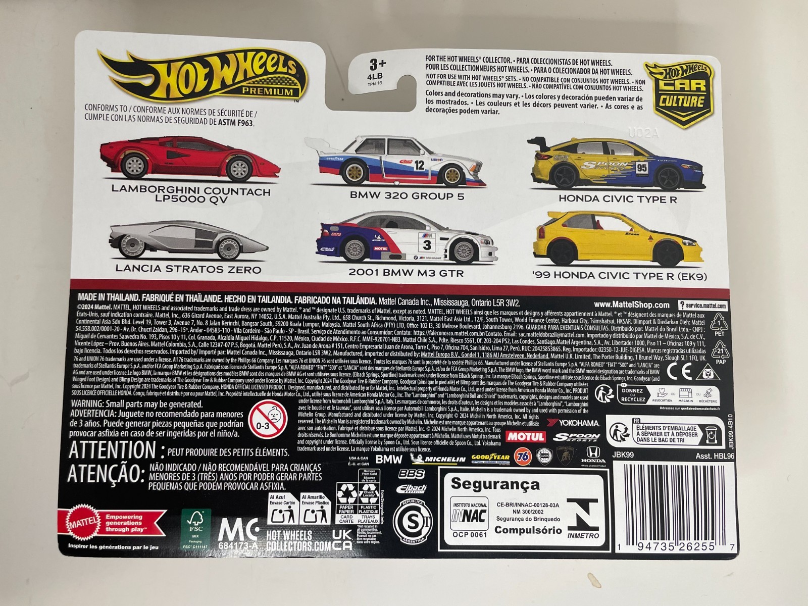 Hot Wheels Car Culture Premium 2 Pack BMW 320 Group 5 & 2001 BMW M3 GTR