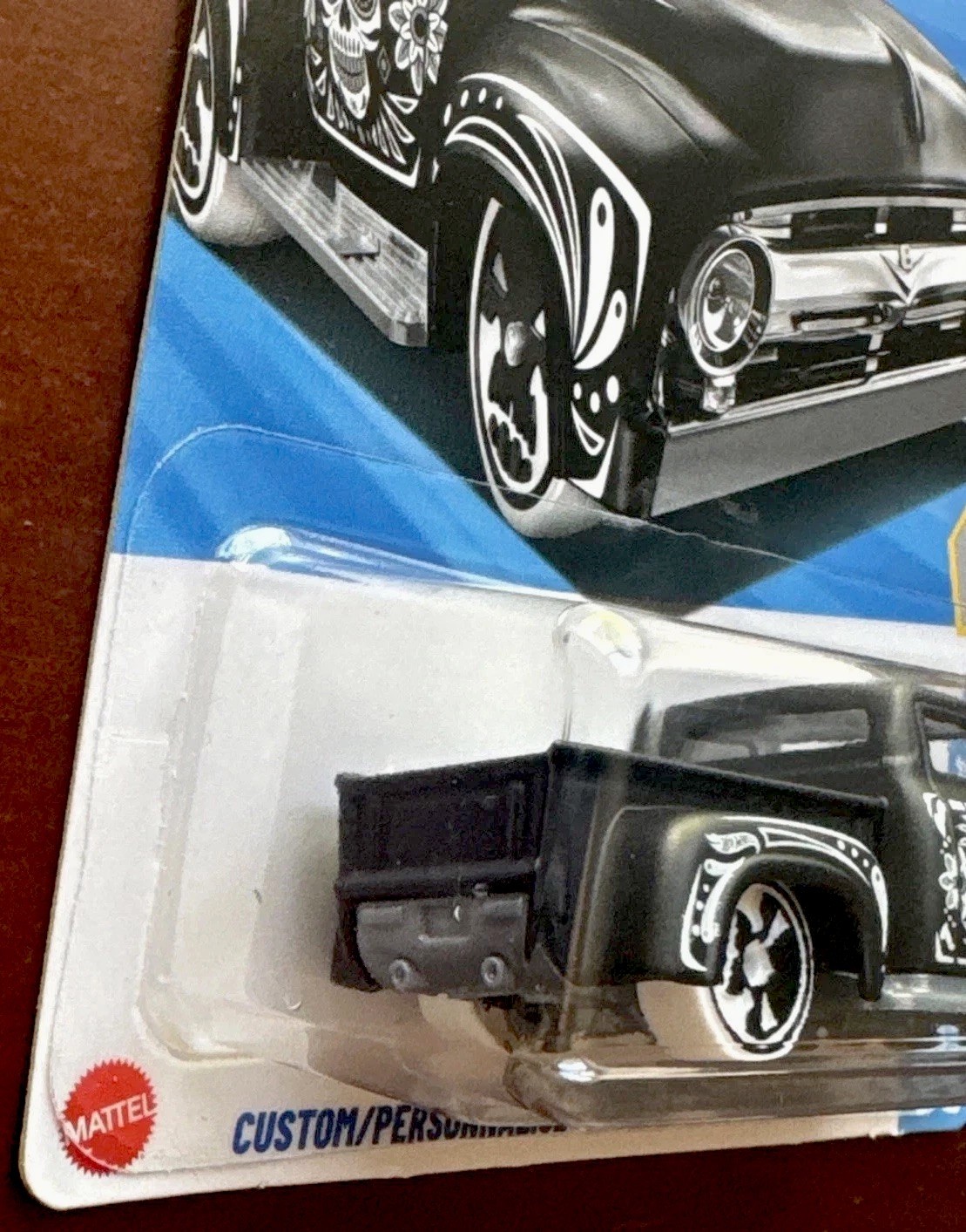 2025 Hot Wheels Custom ’56 Ford Truck #233/250 International Card MATTE BLACK