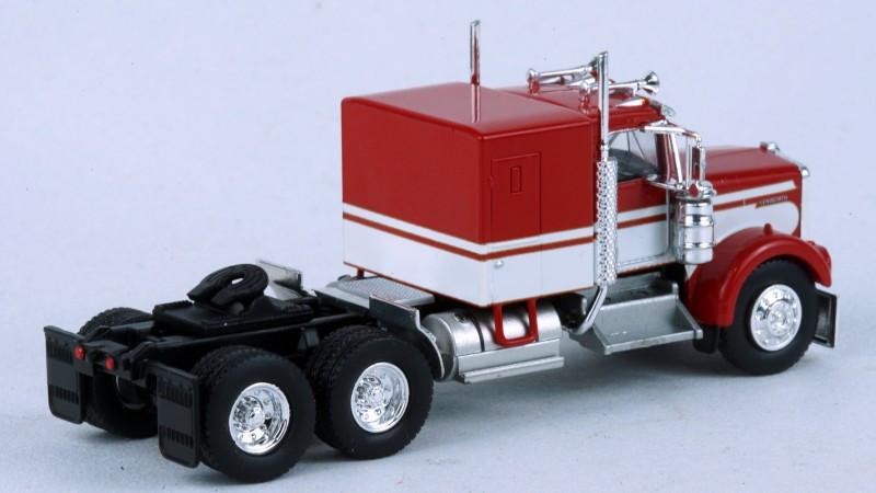 HO 1:87 Brekina 86251 – 1977 Kenworth W900 – RED/WHITE